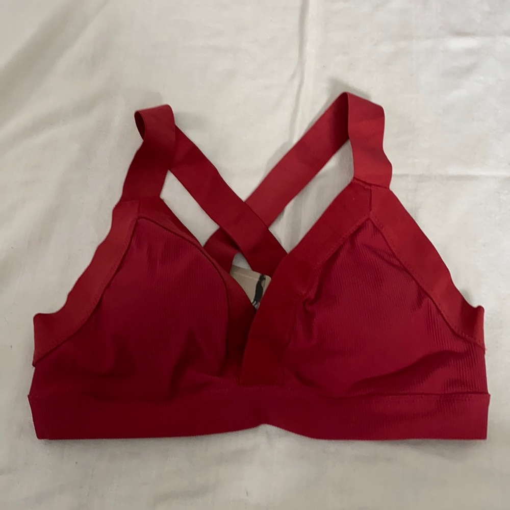 NWT red size medium Free People bra